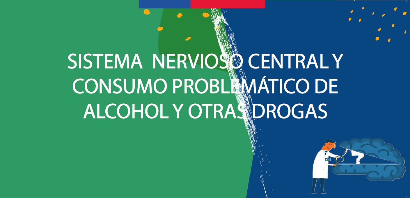 Infografía: Sistema  nervioso central y consumo problemático de alcohol y otras drogas